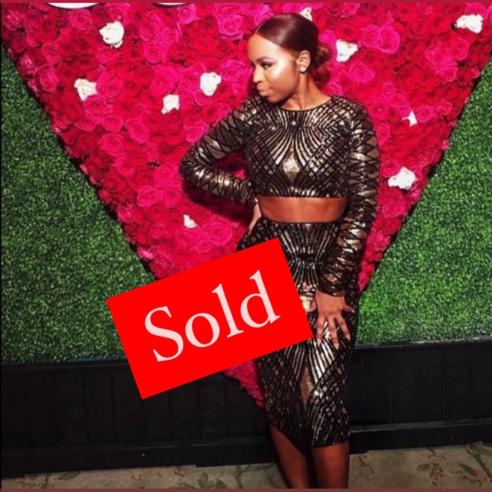 MARCIANO Sequin Matching 2-Piece Set